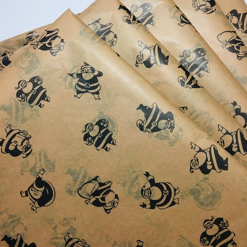 Kraft Xmas Wrapping Paper - Etsy