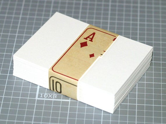 ACEO / ATC Blanks - 2.5"x3.5" bright white 110# cardstock square or rounded corners artist supplies art trading cards painting drawing