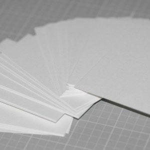 ATC / ACEO Blanks 50 Strathmore Bristol Vellum or Smooth Art Cards Artist Supplies Acid Free Archival ink Markers Drawing White Cards image 2