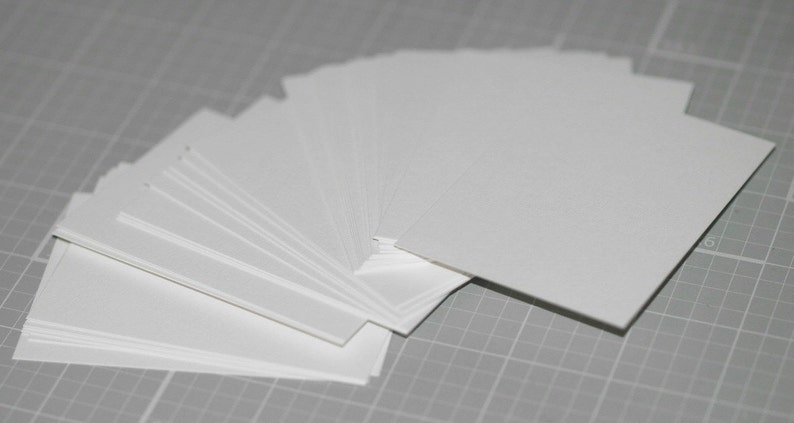 ATC / ACEO Blanks 50 Strathmore Bristol Vellum or Smooth Art Cards Artist Supplies Acid Free Archival ink Markers Drawing White Cards image 2