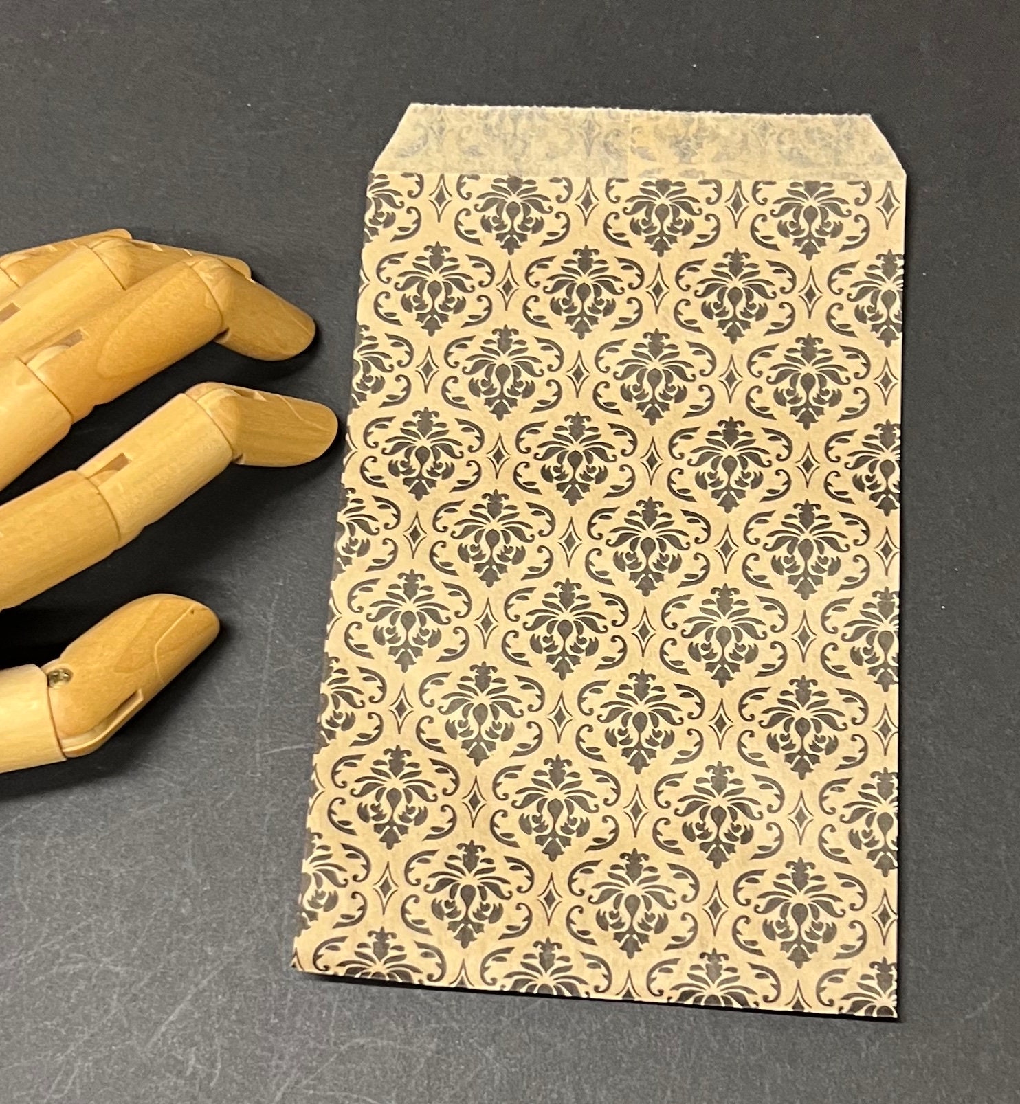 Sacchetti Regalo In Carta Riciclata Bianca Con Logo Personalizzato PandaSew, Con Nastro E Corda, Sacchetti Per Shopping In Carta Kraft - Foto 3