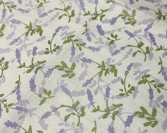 Lavender Field Tissue Wrap - Floral Print 15x20 or 20x30 Packaging Gift Wrap Pretty Purple Green Flowers Wrapping Paper Eco-Friendly