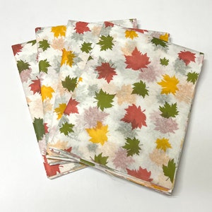 Autumn Leaves Tissue Wrap - Fall Print 15x20 or 20x30 Packaging Gift ...