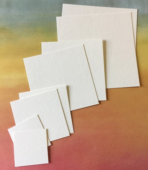 Square White Cardstock