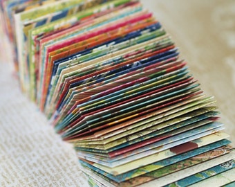 Mini Umschläge - Winzige 1,75 "x 2,25" handgemachte Hochzeitsgästebuch Zahnfee Notizen Danke Geschenke Sortiment Bunte Mischung Kleines Memory Glas