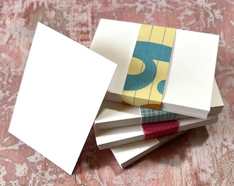 ATC / ACEO Blanks - 2.5” x 3.5” bright white 130#/350gsm cardstock smooth sturdy cards for drawing painting assemblage sketching embellish