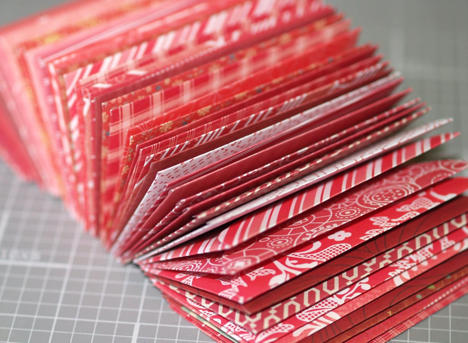 Seeing Red 20 Mini Envelopes . Business Card Size . Red Etsy