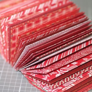 Seeing Red ... 20 Mini Envelopes . Business Card Size . Red Envelopes . Assortment . Gift Enclosures . Thank You Notes . Wedding Guest Book