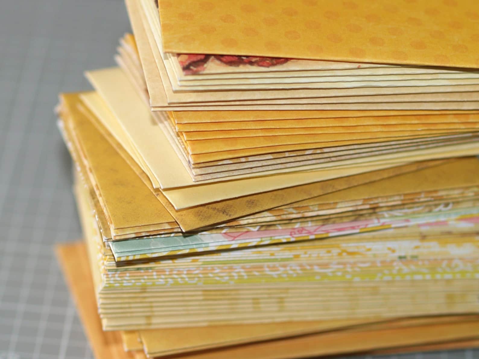 Mellow Yellow 20 Mini Envelopes . Business Card Size . Etsy