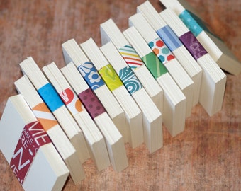 Watercolor ATC / ACEO Blanks - Lightweight Art Cards 90lb Strathmore or Canson Cold Press Paper Artist Supplies Acid Free Textured Swatch