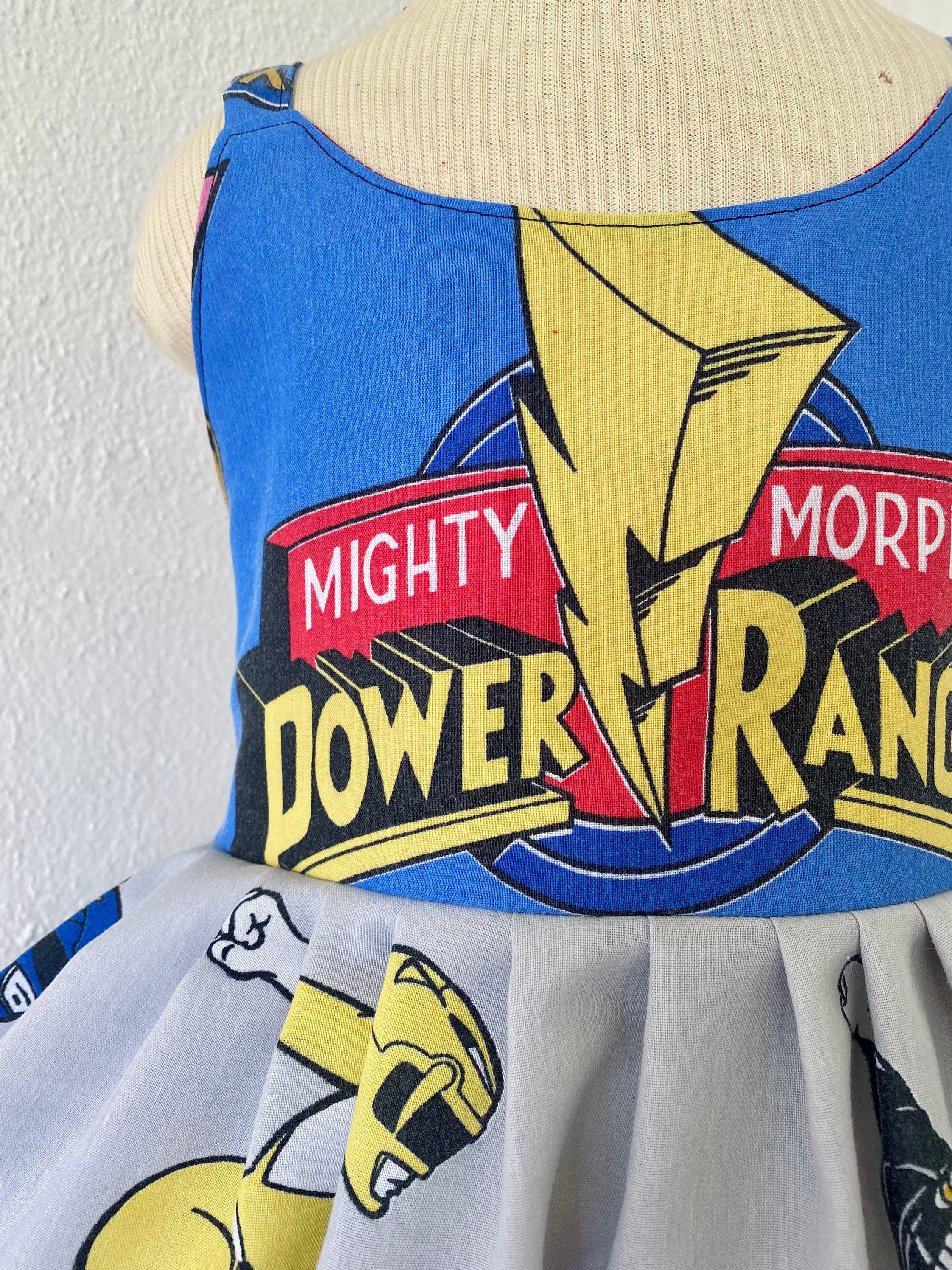 Power Rangers Frock Mighty Morphing Power Rangers Dress - Etsy