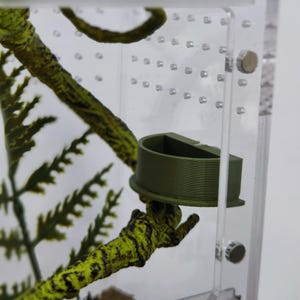 Custom Magnetic Jumping Spider Feeding Dishes & Platforms, Durable for Tarantulas