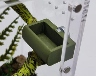 Custom Magnetic Jumping Spider Feeder Dishes & Feeding Platforms