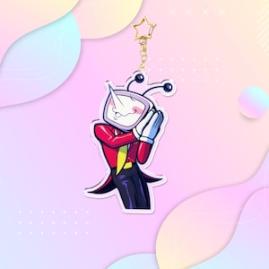 Mr. Ant Tenna, Tenna Acrylic Charm, Mr. Ant Tenna Keychain, About 3 inches