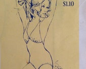 Stretch and Sew 1310 Halter One-Piece Swimsuit - bust size 30-40
