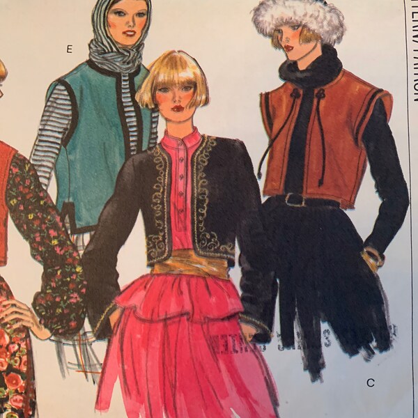 Vintage Vogue 9672 Jacket and Vests