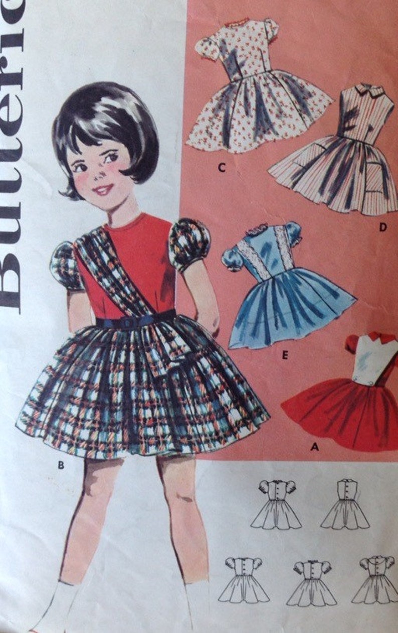 Girl's Dress Butterick 2130 size 3 image 2