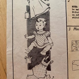 40s Toddler’s Playsuit Pattern • size 2