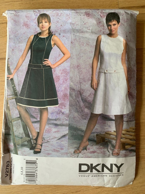 DKNY, Uncut Vogue American Designer 2783 DKNY Dress - size 6-8-10