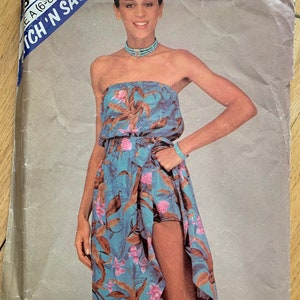 Vintage 80s Romper and SkirtPlaysuit McCalls’s 8549 • size 6-8-10