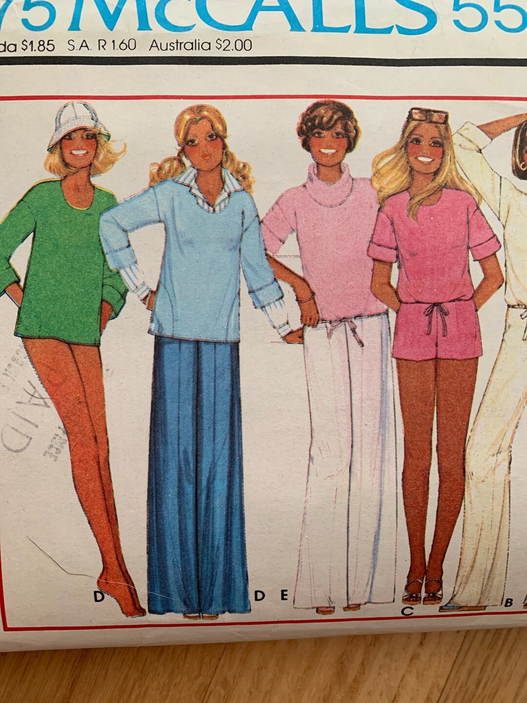 70s Mccalls 5589 Misses Top, Skirt, Pants and Shorts Size Small - Etsy