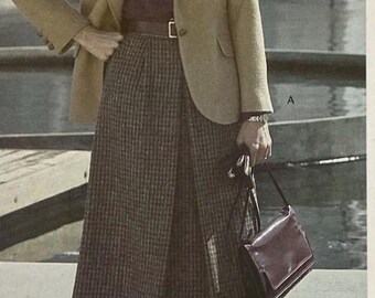 Vogue American Designer 2550 Joseph Picone Misses' Jacket, Skirt and Blouse - size 8