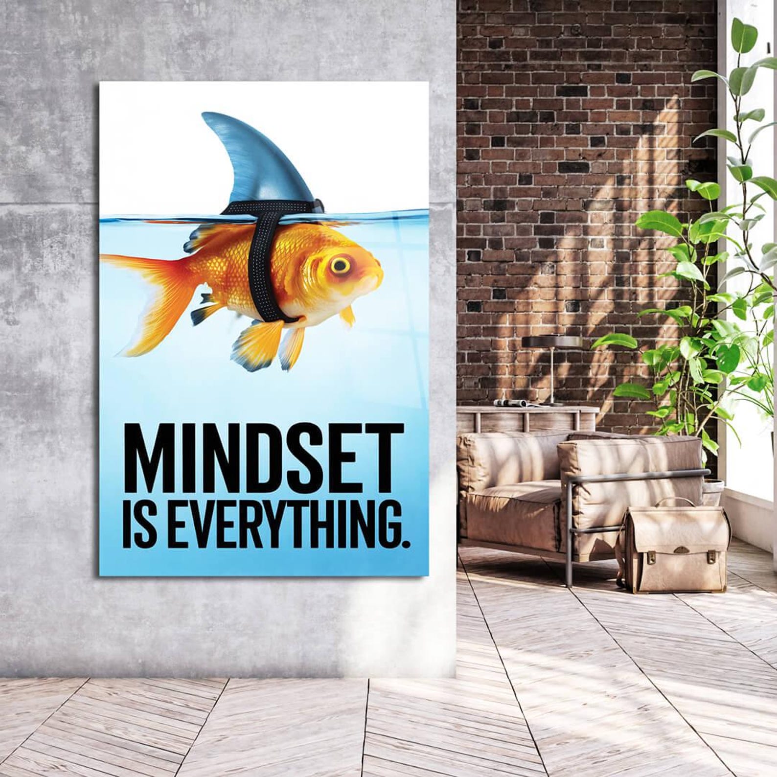 Mindset is Everything Motivational Wall Art Inspirational Acrylic ...