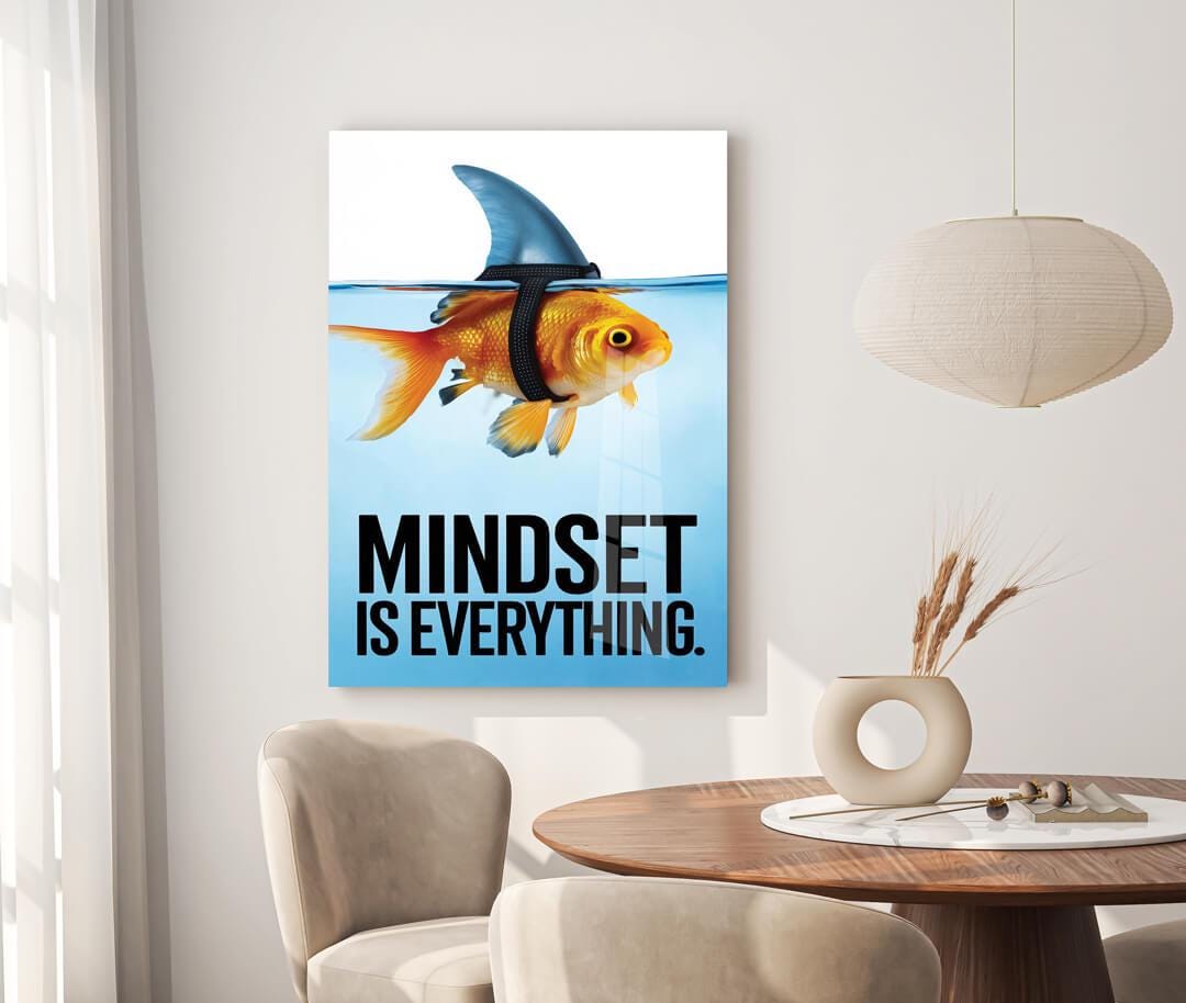 Mindset is Everything Motivational Wall Art Inspirational Acrylic ...