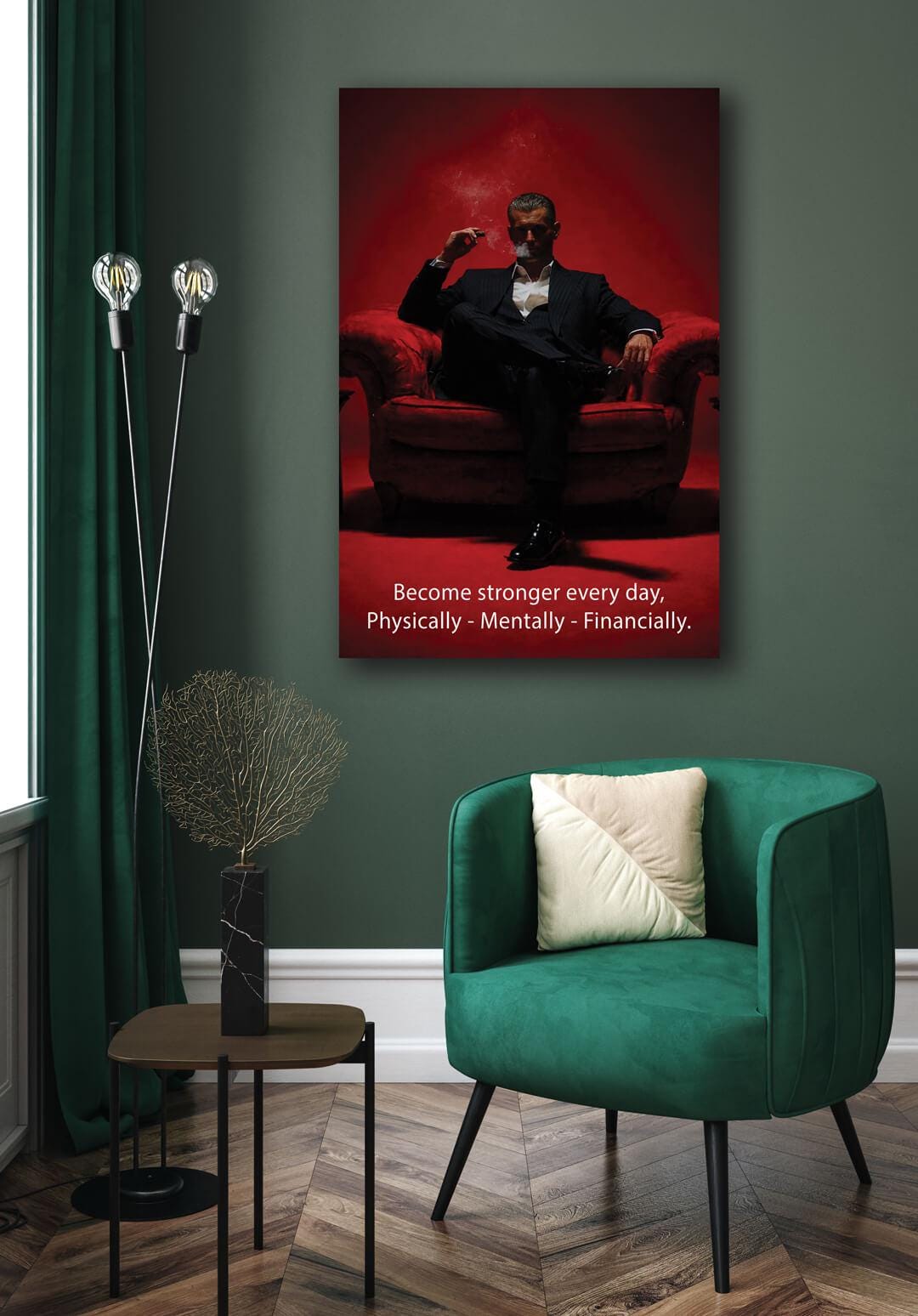 Become Stronger Every Day Motivational Art Inspirational Acrylic Wall ...