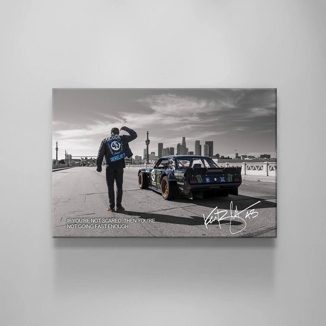 KEN BLOCK ケン・ブロック 直筆サイン入りポスター Ken Block Poster