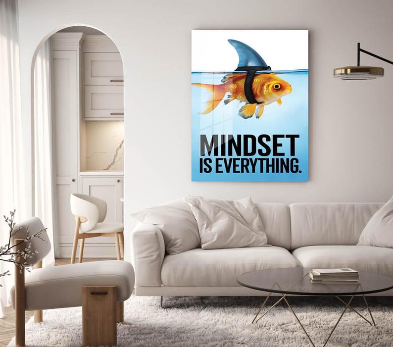 Mindset is Everything Motivational Wall Art Inspirational Acrylic ...