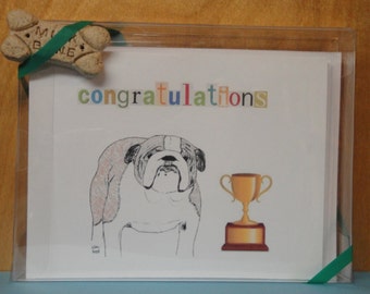 Bulldog All Occasion Card Set