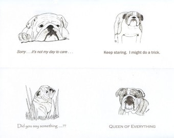 Bulldog Notecards (7)