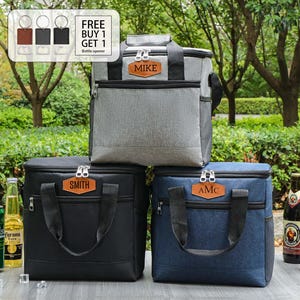 Personalized Cooler Bag, Groomsman Gift Cooler Bag, Custom Beer Cooler Bag, Best Man Gift, Bachelor Party Gift, Wedding Gift, Gift for Him