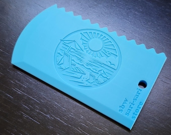 Surf Wax Comb and Scraper