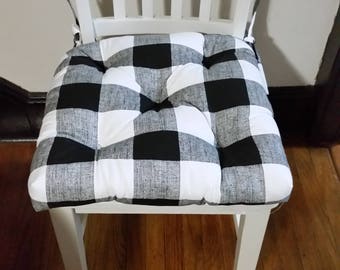 Black Buffalo Check Chair Black Buffalo Check Chair