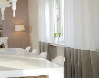 Items Similar To Store Wide Sale Curtains Block Linen Drapes