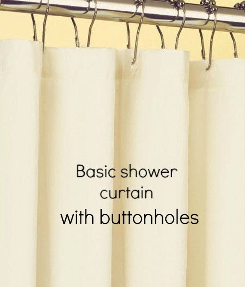 Two Panel Shower Curtain Split Style Shower Curtain off Etsy