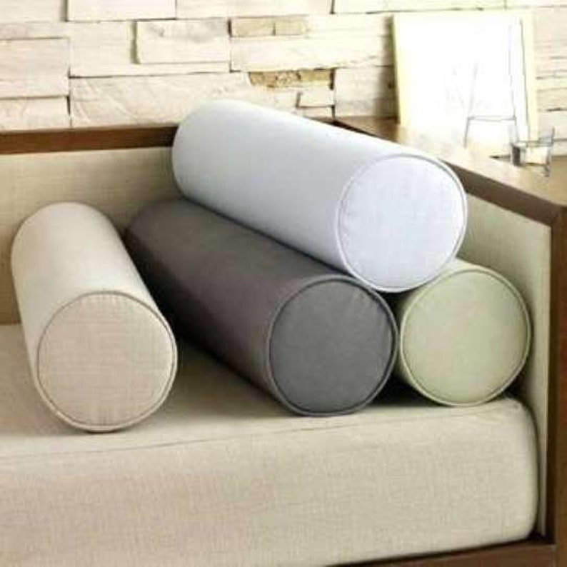 Bolster neck roll pillow custom sizes made to order Waverly Etsy