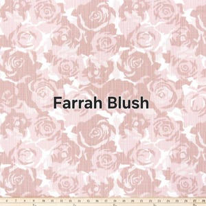 Blush pink window curtains rod pocket drapes, 2 panels Premier Prints