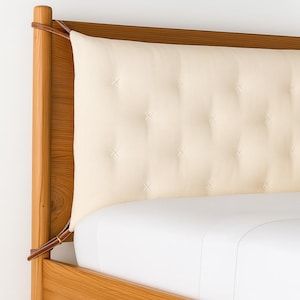 Headboard cushion cotton canvas, back rest bed pillow