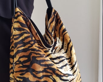 tiger print purse