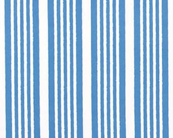 Bodie courtyard blue stripe shower curtain polyester navy blue 72", 84", 90, 108