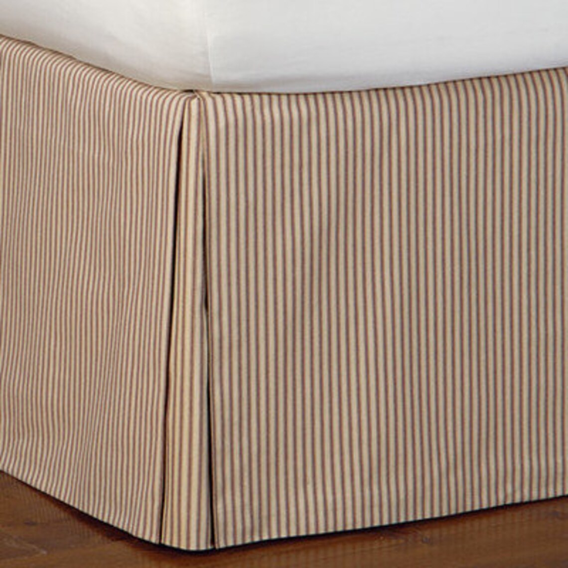 Ticking Stripe Bed Skirt Bed Skirt Ticking Dust Ruffle Etsy