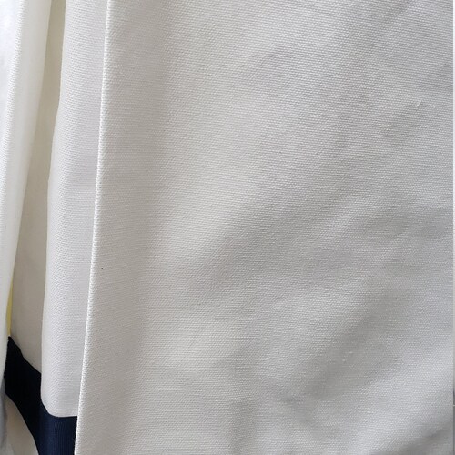 Rectangular Cotton Table Skirt With Grosgrain Ribbon Trim - Etsy