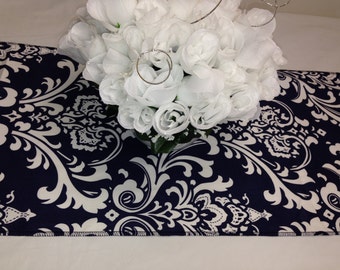Lot of 3 black and white table runners, 108L x 12W tablerunners for wedding , party, 608