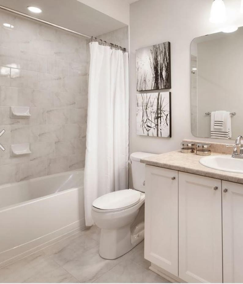 Two Panel Shower Curtain Split Style Shower Curtain off Etsy