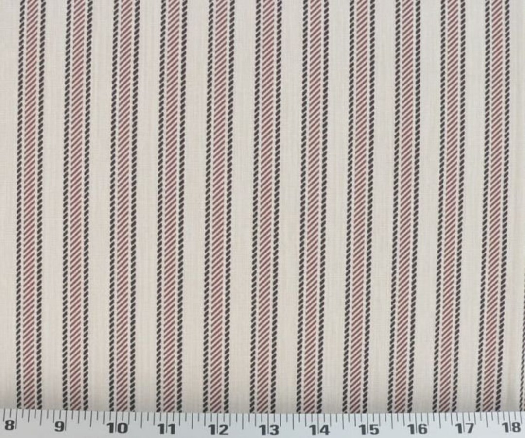 Boulevard Ticking Stripe Concord Shower Curtain Cotton Etsy