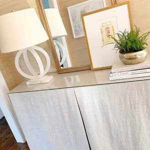 20 colors Rectangular heavy linen tableskirt, table skirt, tablecloth tailored, box pleats,  console table linen tableskirt, skirted table