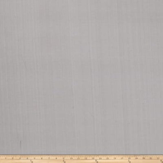 Fabricut Dupioni Silk Drapes Sterling French Pleat Drapes Etsy